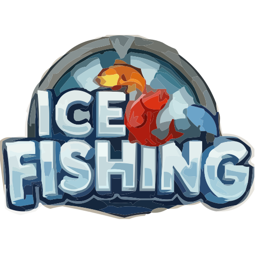 Ice Fishing crash game logo